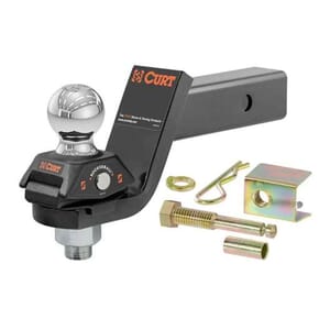 Curt RockerBall Cushion Hitch with 2" Ball (2" Shank, 7,500 lbs., 3" Drop) - 45143