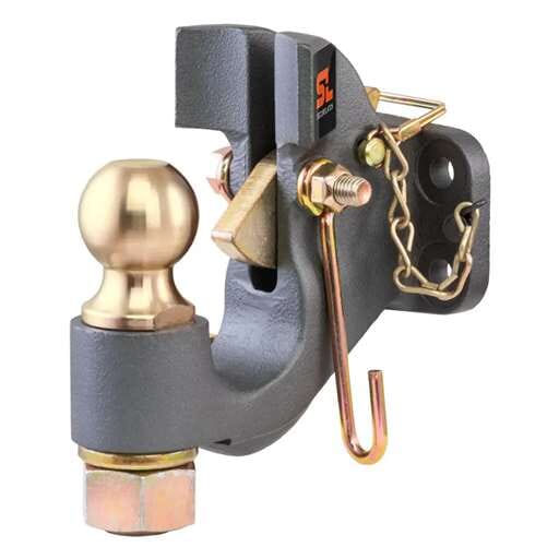 Curt SecureLatch Ball & Pintle Hitch (2" Ball, 20,000 lbs.) - 48411