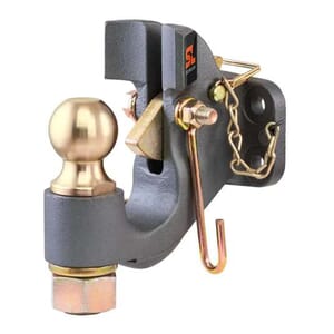 Curt SecureLatch Ball & Pintle Hitch (2" Ball, 20,000 lbs.) - 48411