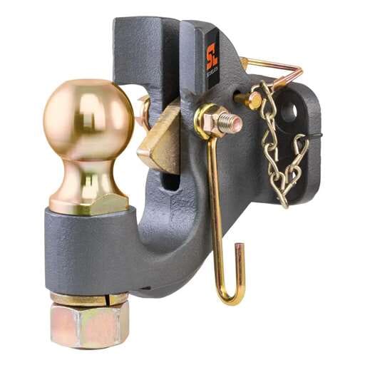 Curt SecureLatch Ball & Pintle Hitch (2-5/16" Ball, 20,000 lbs.) - 48410