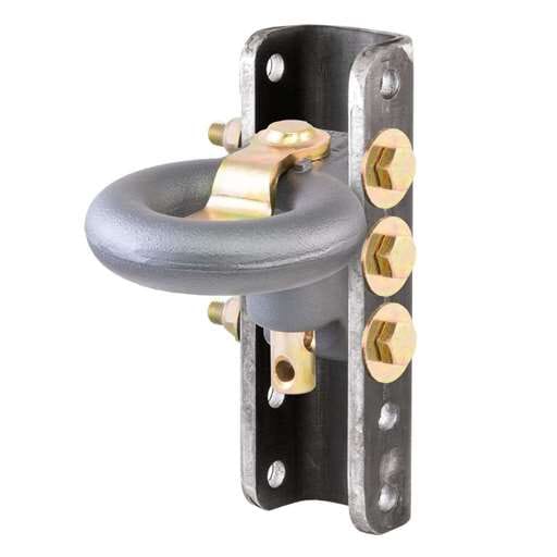 Curt SecureLatch Lunette Ring & Channel (40,000 lbs, 3" ID, 11-3/4" Channel Height) - 48641