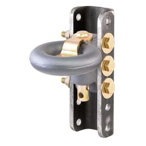 Curt SecureLatch Lunette Ring & Channel (40,000 lbs, 3" ID, 11-3/4" Channel Height) - 48641