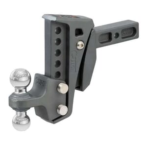 Curt Rebellion XD Adjustable Cushion Hitch (2" Shank, 2", 2-5/16" Balls, 15K) - 45951