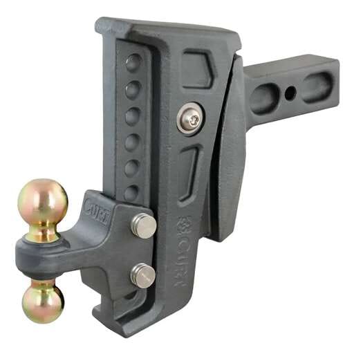 Curt Rebellion XD Adjustable Cushion Hitch (2-1/2" Shank, 2", 2-5/16" Balls, 20K) - 45955