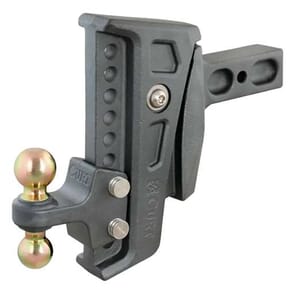 Curt Rebellion XD Adjustable Cushion Hitch (2-1/2" Shank, 2", 2-5/16" Balls, 20K) - 45955