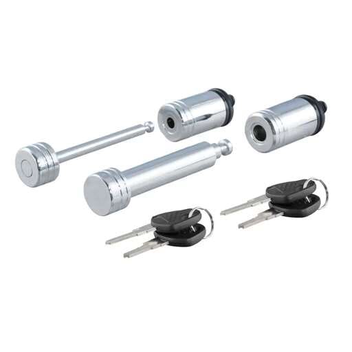 Curt Hitch & Coupler Lock Set (2" Receiver, 2-1/2" Latch) - 23527