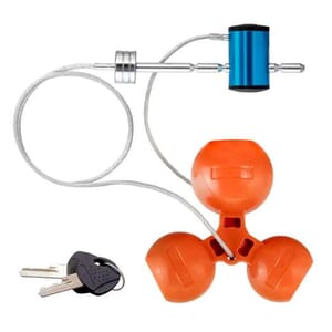 Curt Universal Tri-Ball Trailer Coupler Lock, Fits 1-7/8", 2", 2-5/16" - 23082