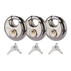 Curt Stainless Steel Disc Locks, 3-Pack - 23085