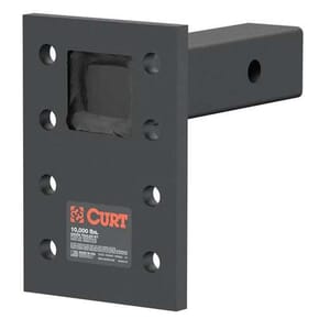 Curt Adjustable Pintle Mount (2" Shank, 10,000 lbs., 7" High, 6" Long) - 48323