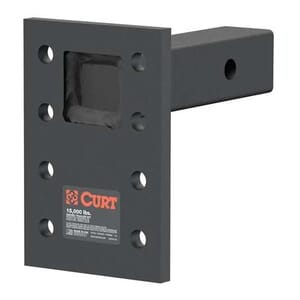 Curt Adjustable Pintle Mount (2" Shank, 15,000 lbs., 7" High, 6" Long) - 48328