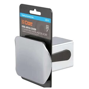 Curt 2" Chrome Steel Hitch Tube Cover (Packaged) - 22111