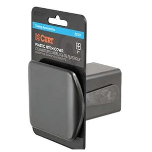 Curt 2" Black Plastic Hitch Tube Cover (Packaged) - 22181