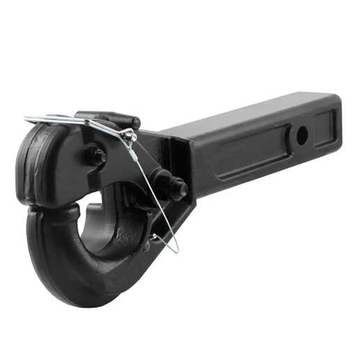 Curt Receiver-Mount Pintle Hook (2" Shank, 20,000 lbs., 2-1/2" Lunette Rings) - 48004