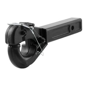 Curt Receiver-Mount Pintle Hook (2" Shank, 20,000 lbs., 2-1/2" Lunette Rings) - 48004