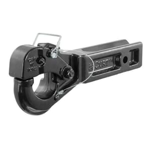 Curt Receiver-Mount Pintle Hook (2-1/2" Shank, 20,000 lbs., 2-1/2" Lunette Rings) - 48010