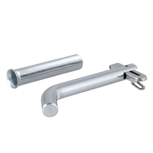 Curt 1/2" Swivel Hitch Pin with 5/8" Adapter (1-1/4" or 2" Receiver, Zinc, Packaged) - 21561