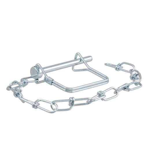 Curt 1/4" Safety Pin with 12" Chain (2-3/4" Pin Length) - 25012
