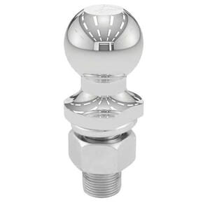 Curt 1-7/8" Trailer Ball (1" x 2-1/8" Shank, 3,500 lbs., Chrome) - 40002