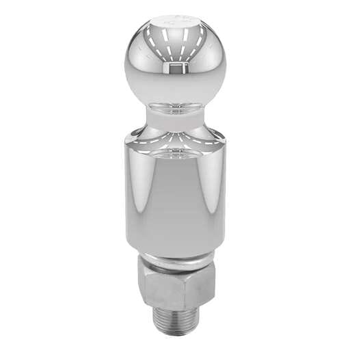 Curt 1-7/8" Trailer Ball (1" x 2-1/8" Shank, 2" Rise, 3,500 lbs., Chrome) - 40032