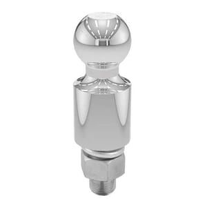 Curt 1-7/8" Trailer Ball (1" x 2-1/8" Shank, 2" Rise, 3,500 lbs., Chrome) - 40032