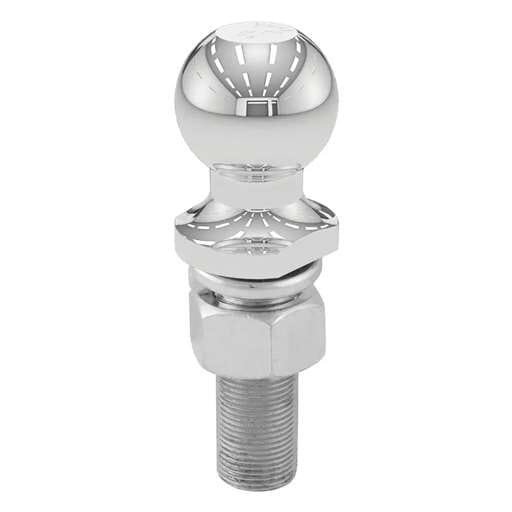 Curt 1-7/8" Trailer Ball (1" x 3" Shank, 3,500 lbs., Chrome) - 40017