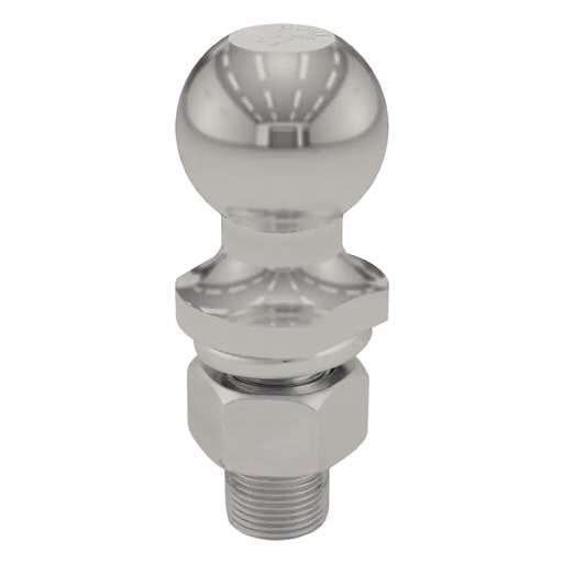 Curt 1-7/8" Trailer Ball (1" x 2-1/8" Shank, 3,500 lbs., Stainless) - 40051