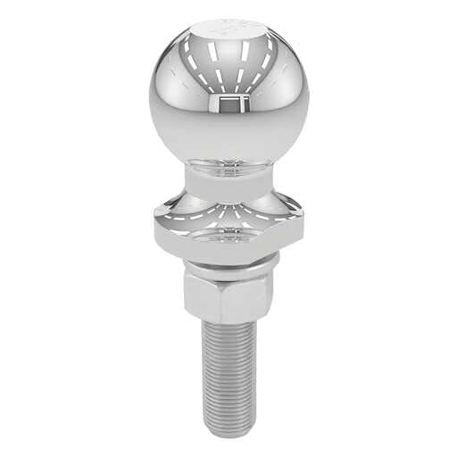 Curt 2" Trailer Ball (3/4" x 3" Shank, 3,500 lbs., Chrome) - 40019
