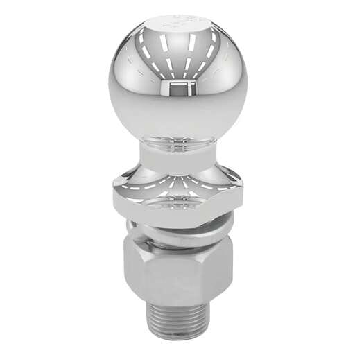 Curt 2" Trailer Ball (1" x 2-1/8" Shank, 7,500 lbs., Chrome) - 40037