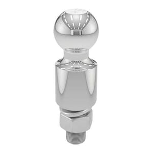 Curt 2" Trailer Ball (1" x 2-1/8" Shank, 2" Rise, 6,000 lbs., Chrome) - 40034