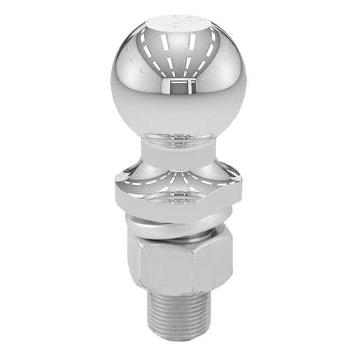 Curt 2" Trailer Ball (1" x 2-1/4" Shank, 12,000 lbs., Chrome) - 40038