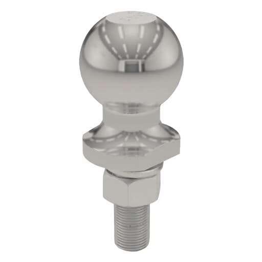 Curt 2" Trailer Ball (3/4" x 2-1/8" Shank, 3,500 lbs., Stainless) - 40052