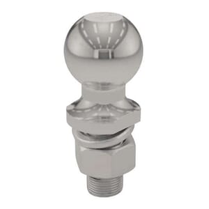 Curt 2" Trailer Ball (1" x 2-1/8" Shank, 6,000 lbs., Stainless) - 40053