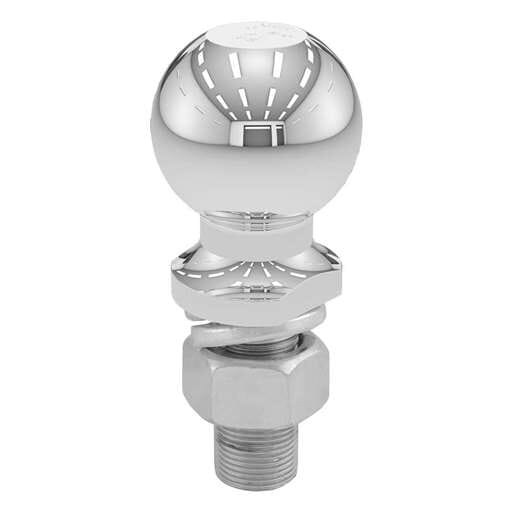 Curt 2-5/16" Trailer Ball (1" x 2-1/4" Shank, 10,000 lbs., Chrome) - 40007