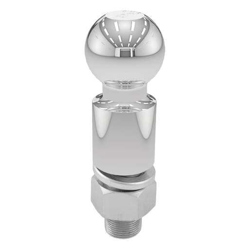 Curt 2-5/16" Trailer Ball (1-1/4" x 2-5/8" Shank, 2" Rise, 10,000 lbs., Chrome) - 40036