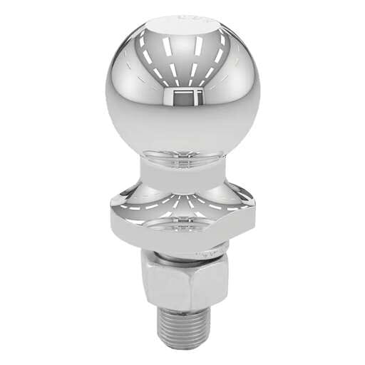 Curt 50mm Trailer Ball (3/4" x 50mm Shank, 1,600 kg., Chrome) - 40099