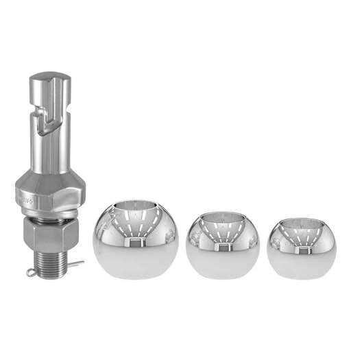 Curt Switch Ball Trailer Ball Set (1-7/8", 2" & 2-5/16" Balls, 1" x 2-1/4" Shank) - 42225