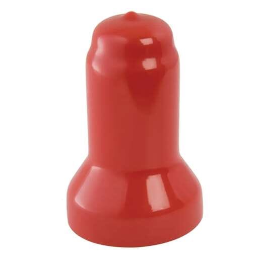 Curt Switch Ball Cover (Fits 1" Neck, 3/4" Threaded Shank, Red Rubber, Packaged) - 41353