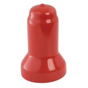 Curt Switch Ball Cover (Fits 1" Neck, 3/4" Threaded Shank, Red Rubber, Packaged) - 41353