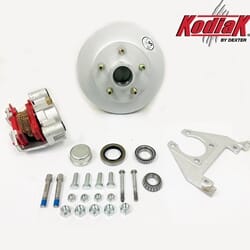 Kodiak® Single Wheel Disc Brake Kit for a 3,500 Pound Trailer Axle - K71-1H-10-DDD