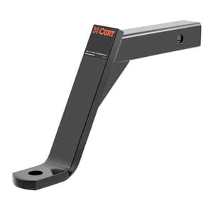 Curt Class 3 Ball Mount, Imported (2" Shank, 5,000 lbs., 10" Drop, 13" Long) - 45892