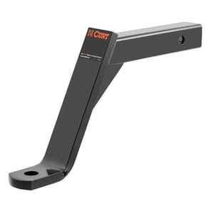 Curt Class 3 Ball Mount, Imported (2" Shank, 5,000 lbs., 10" Drop, 14" Long) - 45893