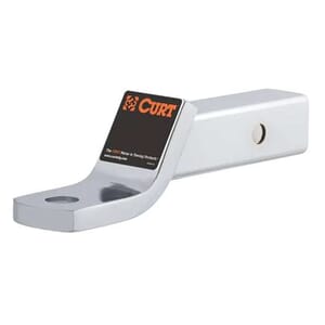 Curt Class 3 Ball Mount (2" Shank, 7,500 lbs., 2" Drop, 7-1/2" Long, Chrome) - 45290