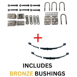 Southwest Wheel® 3,500 lbs. Fully Greaseable Single Trailer Axle Suspension Kit - BR3500-KIT-SINGLE