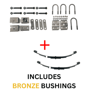Southwest Wheel® 3,500 lbs. Fully Greaseable Single Trailer Axle Suspension Kit - BR3500-KIT-SINGLE