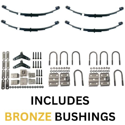 Southwest Wheel® Fully Greaseable 3,500 lbs. Trailer Axle Suspension Kit - BR3500-KIT-TANDEM