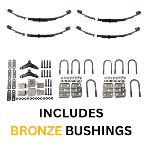 Southwest Wheel® Fully Greaseable 3,500 lbs. Trailer Axle Suspension Kit - BR3500-KIT-TANDEM