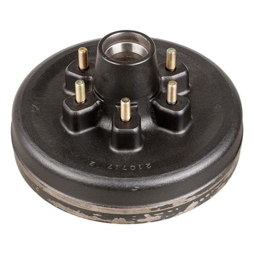 Lippert® 12" Brake Drum Hub for 6,000-lb. Axle - 6 on 5.5", 1/2" Stud - 122094