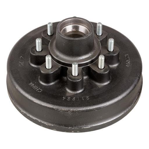 Lippert® 12" Brake Drum Hub Assembly for 7,000-lb. Axle - 8 on 6.5",1/2" Stud - 122096