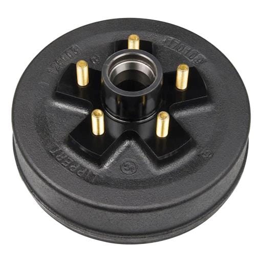 Lippert® 10" Brake Drum Hub for 3,500-lb. Axle - 5 on 4.5", 1/2" Stud - 126003