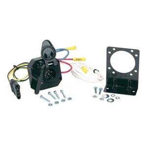 Adapts a 4-wire flat to BOTH a 4-wire flat AND a 6-round - 47175